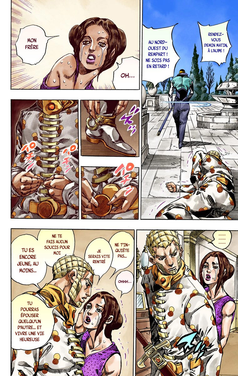 Read JoJo_s Bizarre Adventure Part 7 Steel Ball Run Official Colored FR Manga Online