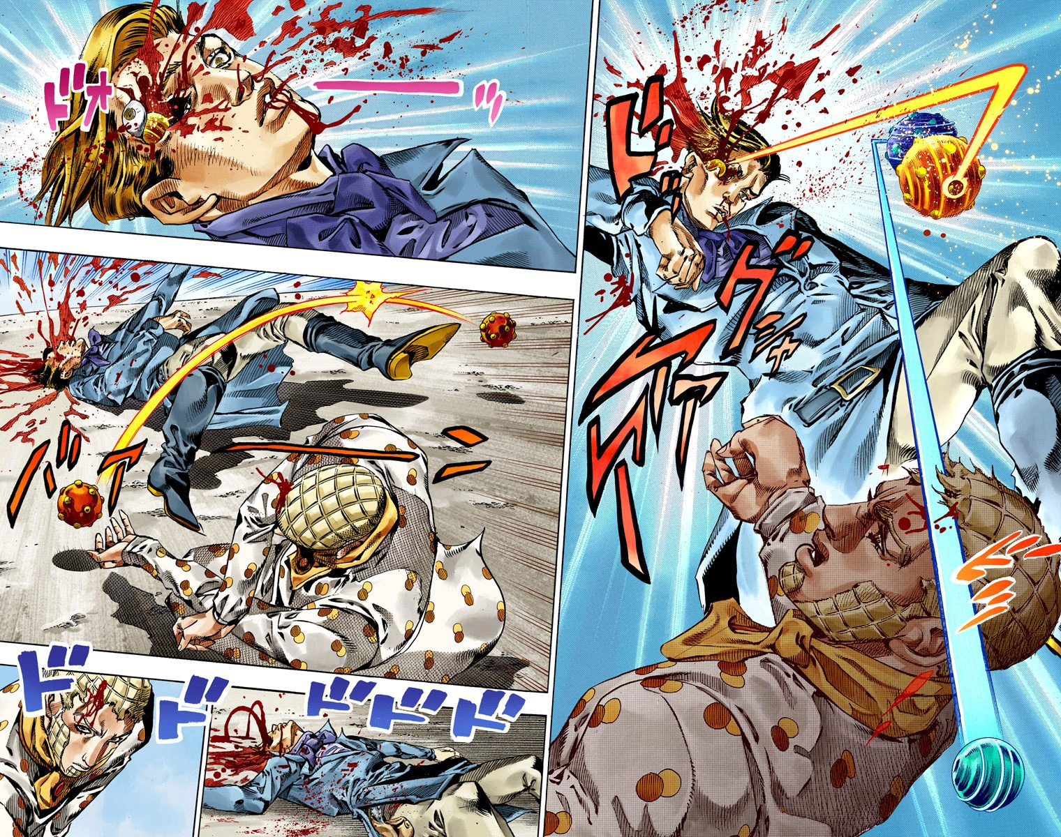 Read JoJo_s Bizarre Adventure Part 7 Steel Ball Run Official Colored FR Manga Online