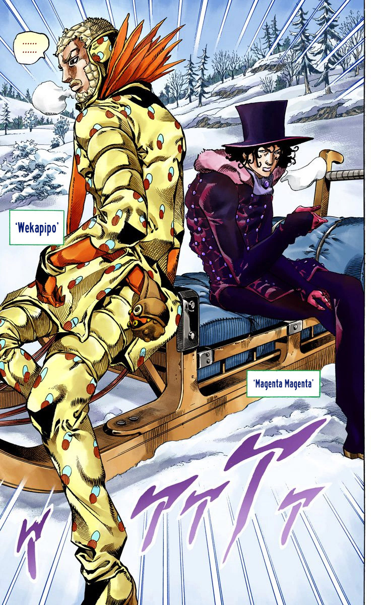 Read JoJo_s Bizarre Adventure Part 7 Steel Ball Run Official Colored FR Manga Online