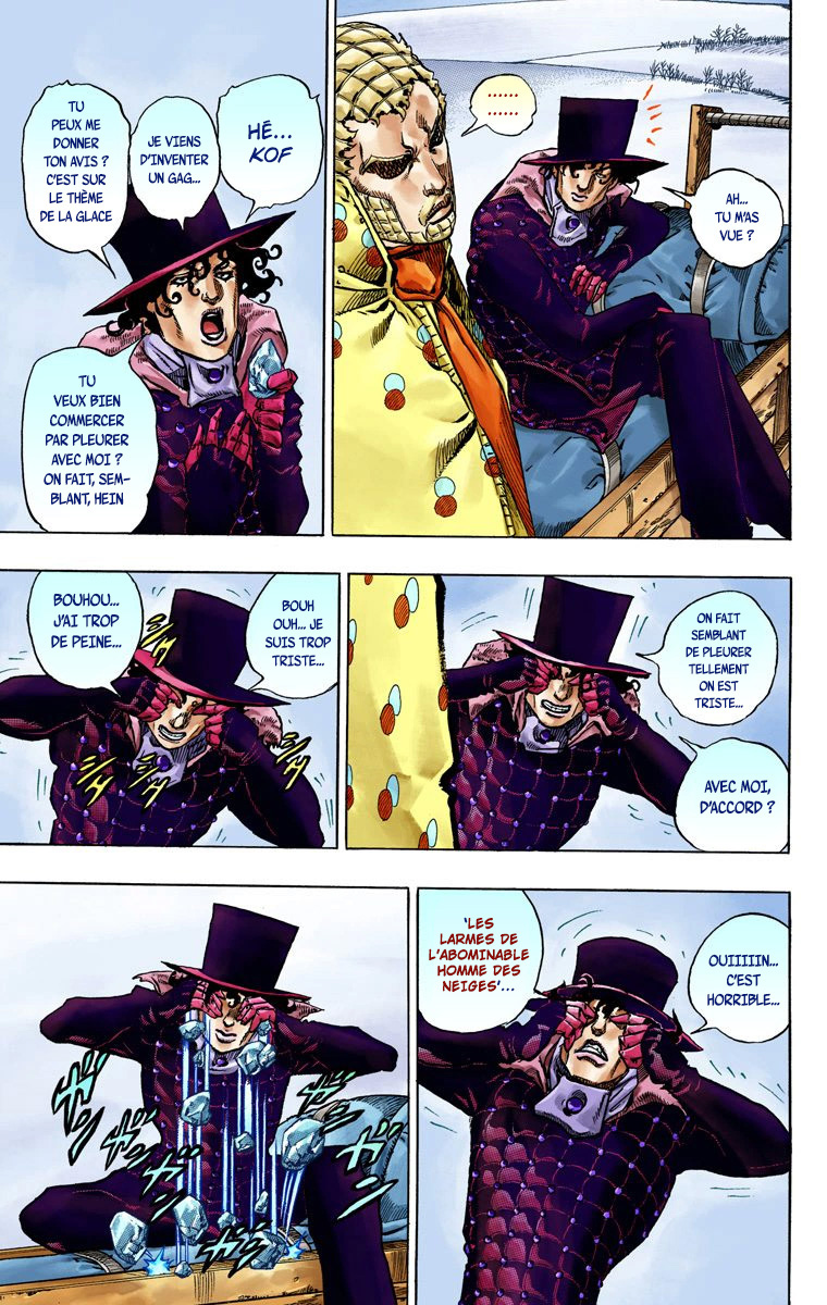 Read JoJo_s Bizarre Adventure Part 7 Steel Ball Run Official Colored FR Manga Online