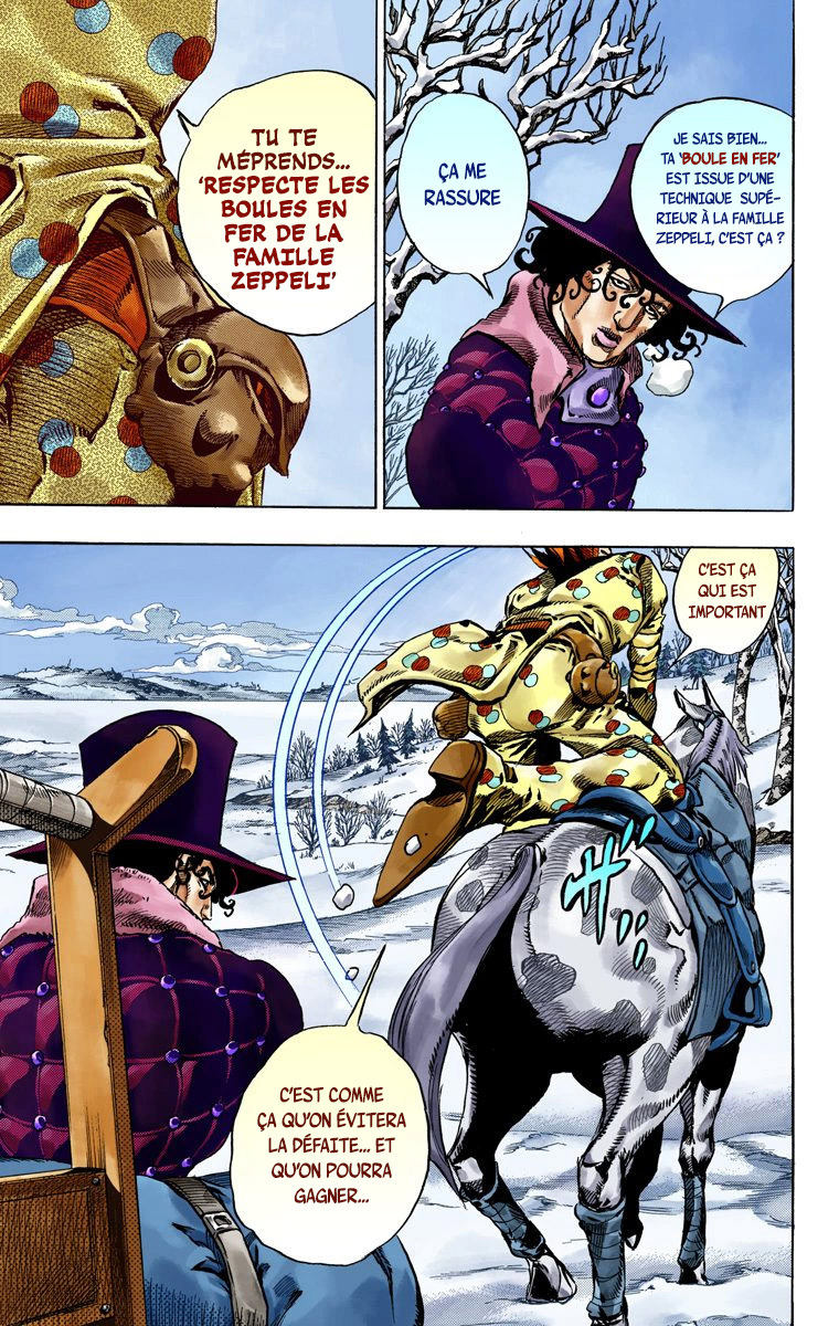 Read JoJo_s Bizarre Adventure Part 7 Steel Ball Run Official Colored FR Manga Online