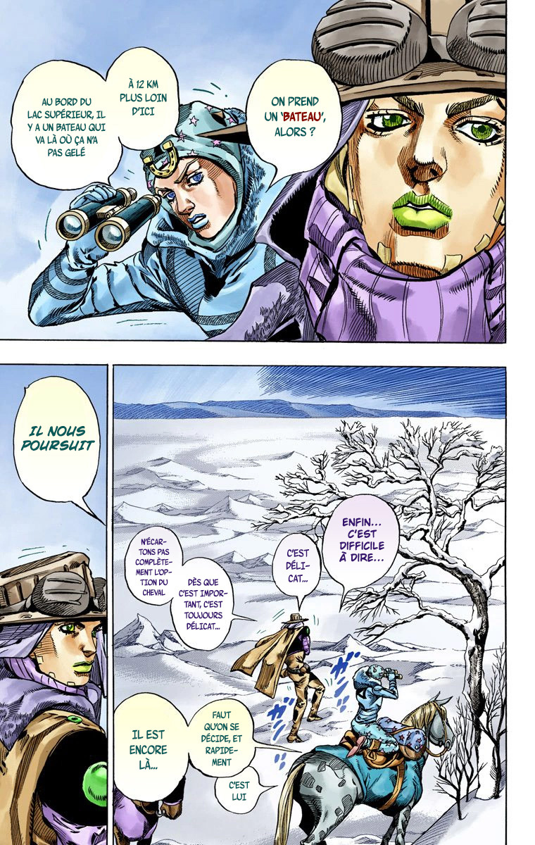 Read JoJo_s Bizarre Adventure Part 7 Steel Ball Run Official Colored FR Manga Online