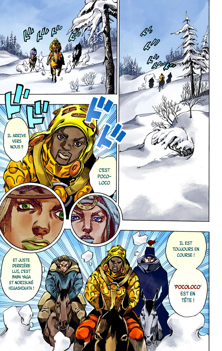 Read JoJo_s Bizarre Adventure Part 7 Steel Ball Run Official Colored FR Manga Online