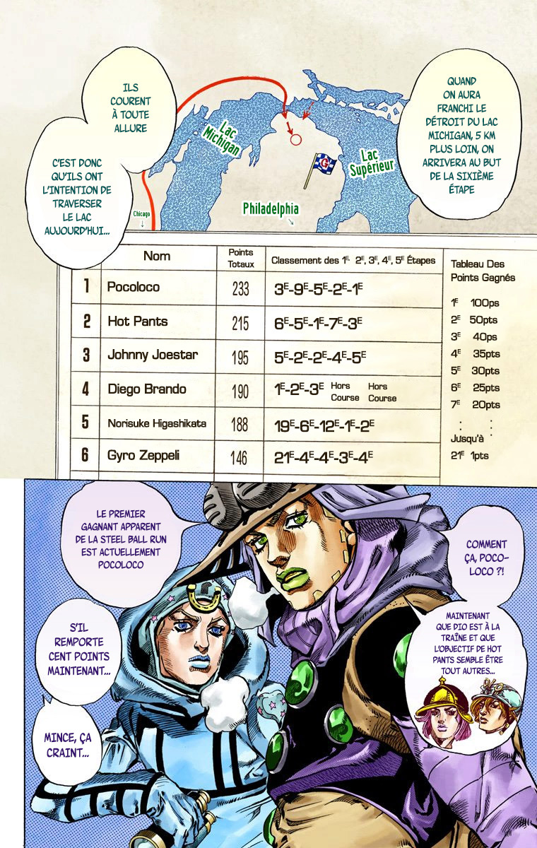 Read JoJo_s Bizarre Adventure Part 7 Steel Ball Run Official Colored FR Manga Online
