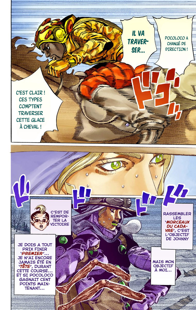 Read JoJo_s Bizarre Adventure Part 7 Steel Ball Run Official Colored FR Manga Online