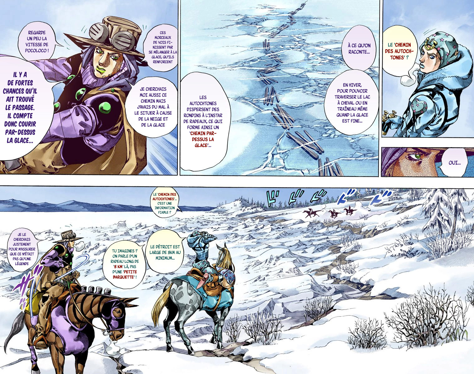 Read JoJo_s Bizarre Adventure Part 7 Steel Ball Run Official Colored FR Manga Online