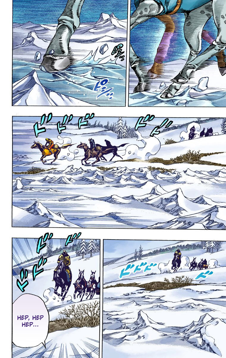 Read JoJo_s Bizarre Adventure Part 7 Steel Ball Run Official Colored FR Manga Online