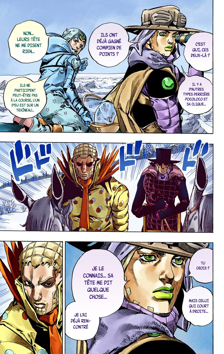 Read JoJo_s Bizarre Adventure Part 7 Steel Ball Run Official Colored FR Manga Online