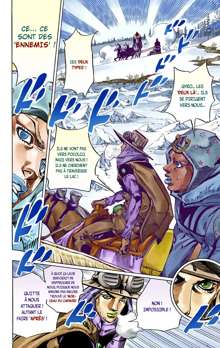 Read JoJo_s Bizarre Adventure Part 7 Steel Ball Run Official Colored FR Manga Online