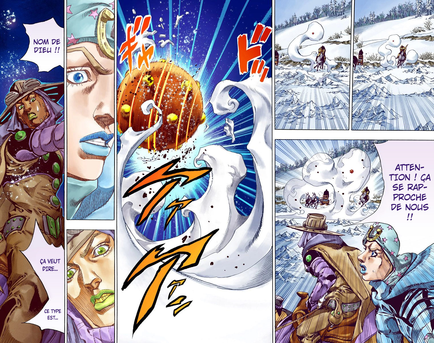 Read JoJo_s Bizarre Adventure Part 7 Steel Ball Run Official Colored FR Manga Online