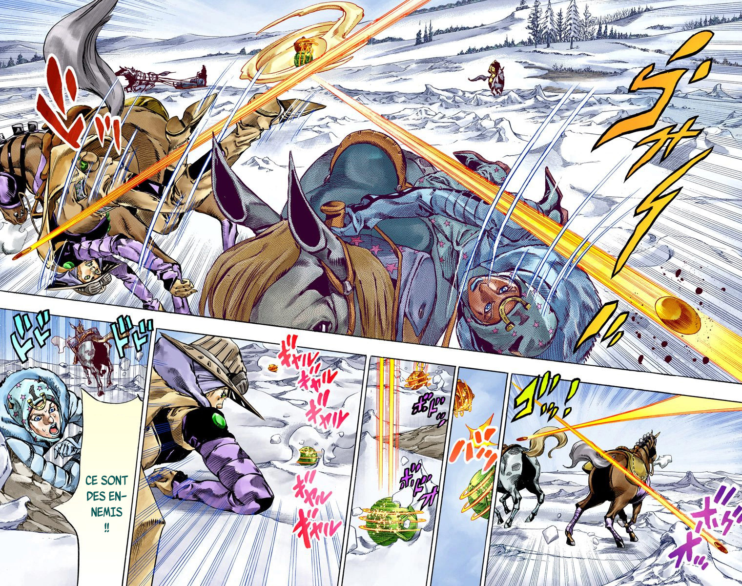 Read JoJo_s Bizarre Adventure Part 7 Steel Ball Run Official Colored FR Manga Online