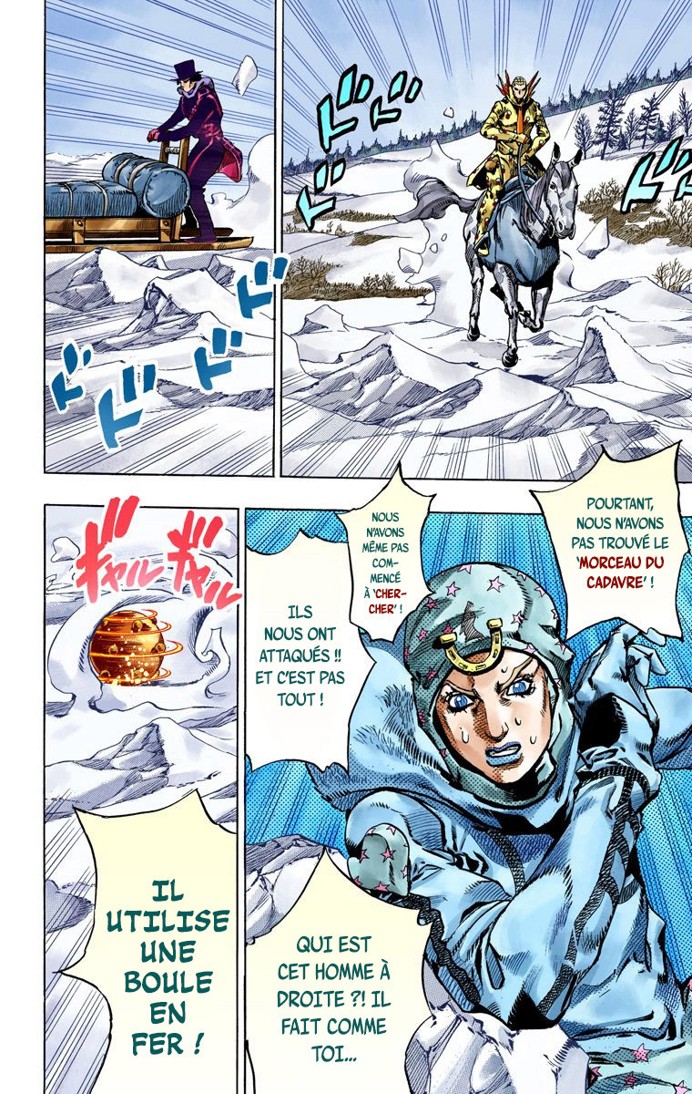 Read JoJo_s Bizarre Adventure Part 7 Steel Ball Run Official Colored FR Manga Online
