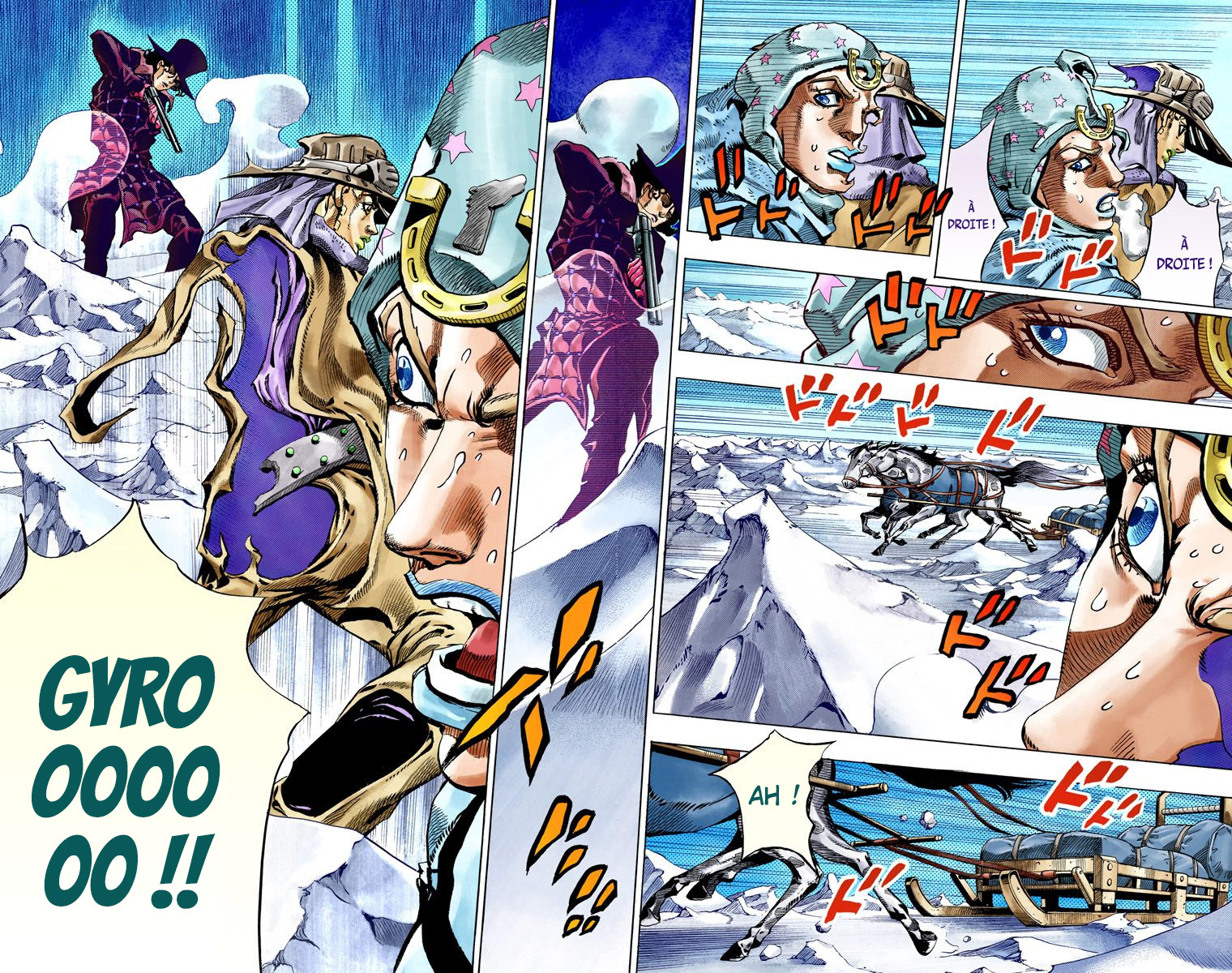 Read JoJo_s Bizarre Adventure Part 7 Steel Ball Run Official Colored FR Manga Online