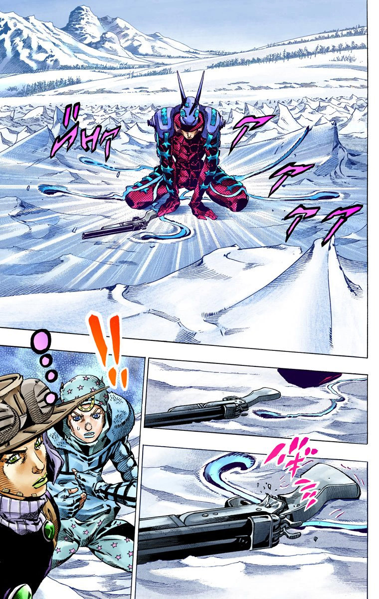 Read JoJo_s Bizarre Adventure Part 7 Steel Ball Run Official Colored FR Manga Online