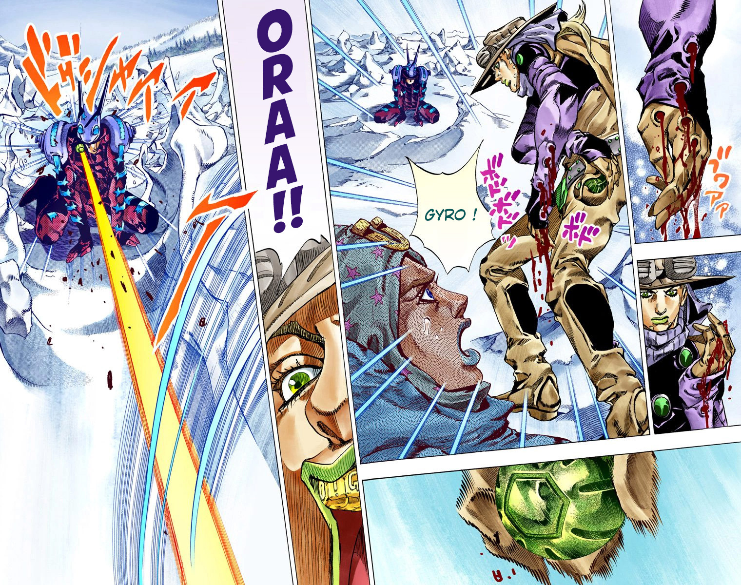 Read JoJo_s Bizarre Adventure Part 7 Steel Ball Run Official Colored FR Manga Online