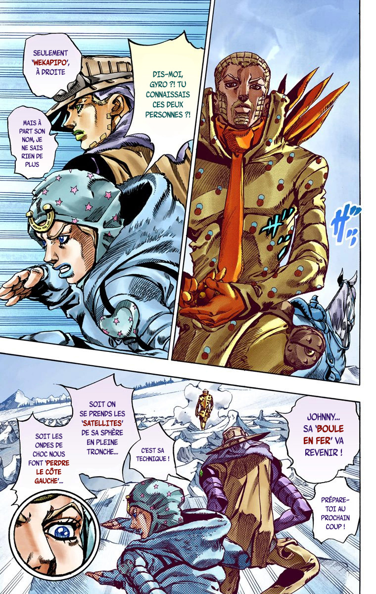 Read JoJo_s Bizarre Adventure Part 7 Steel Ball Run Official Colored FR Manga Online