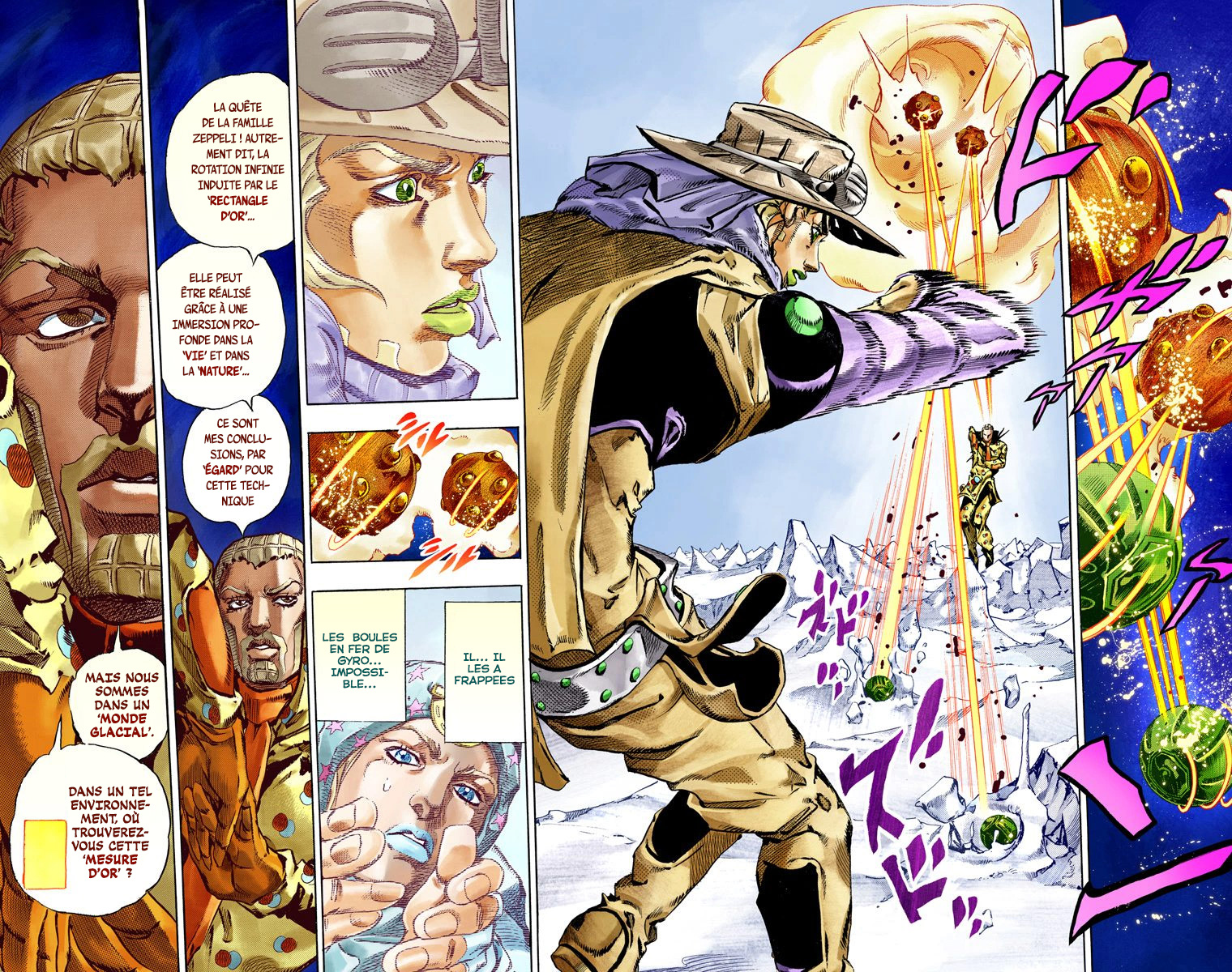 Read JoJo_s Bizarre Adventure Part 7 Steel Ball Run Official Colored FR Manga Online