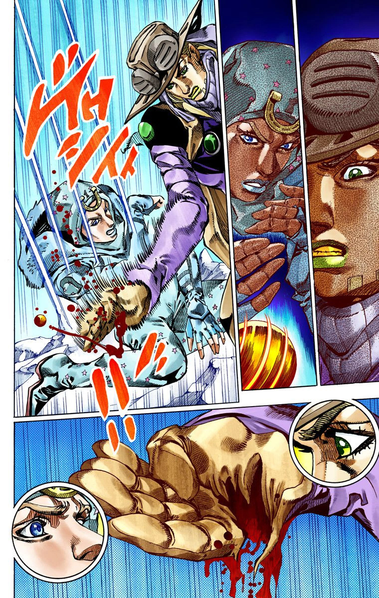 Read JoJo_s Bizarre Adventure Part 7 Steel Ball Run Official Colored FR Manga Online