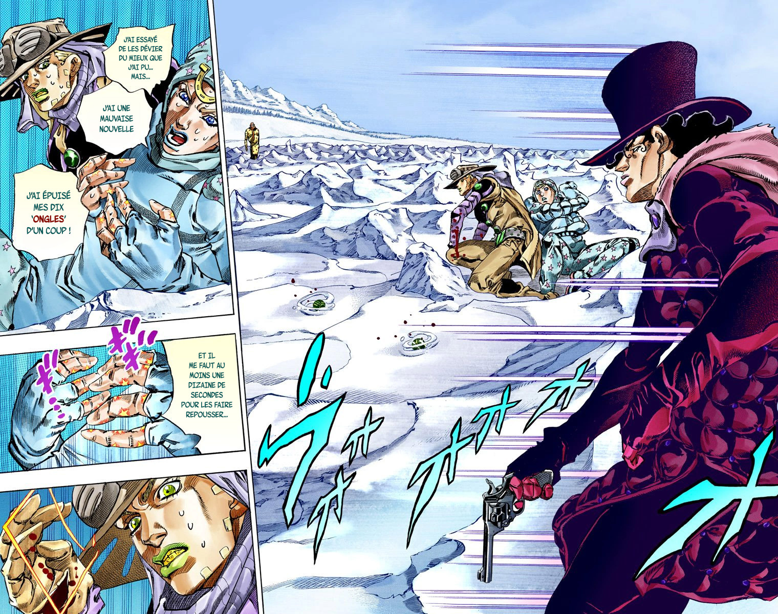 Read JoJo_s Bizarre Adventure Part 7 Steel Ball Run Official Colored FR Manga Online