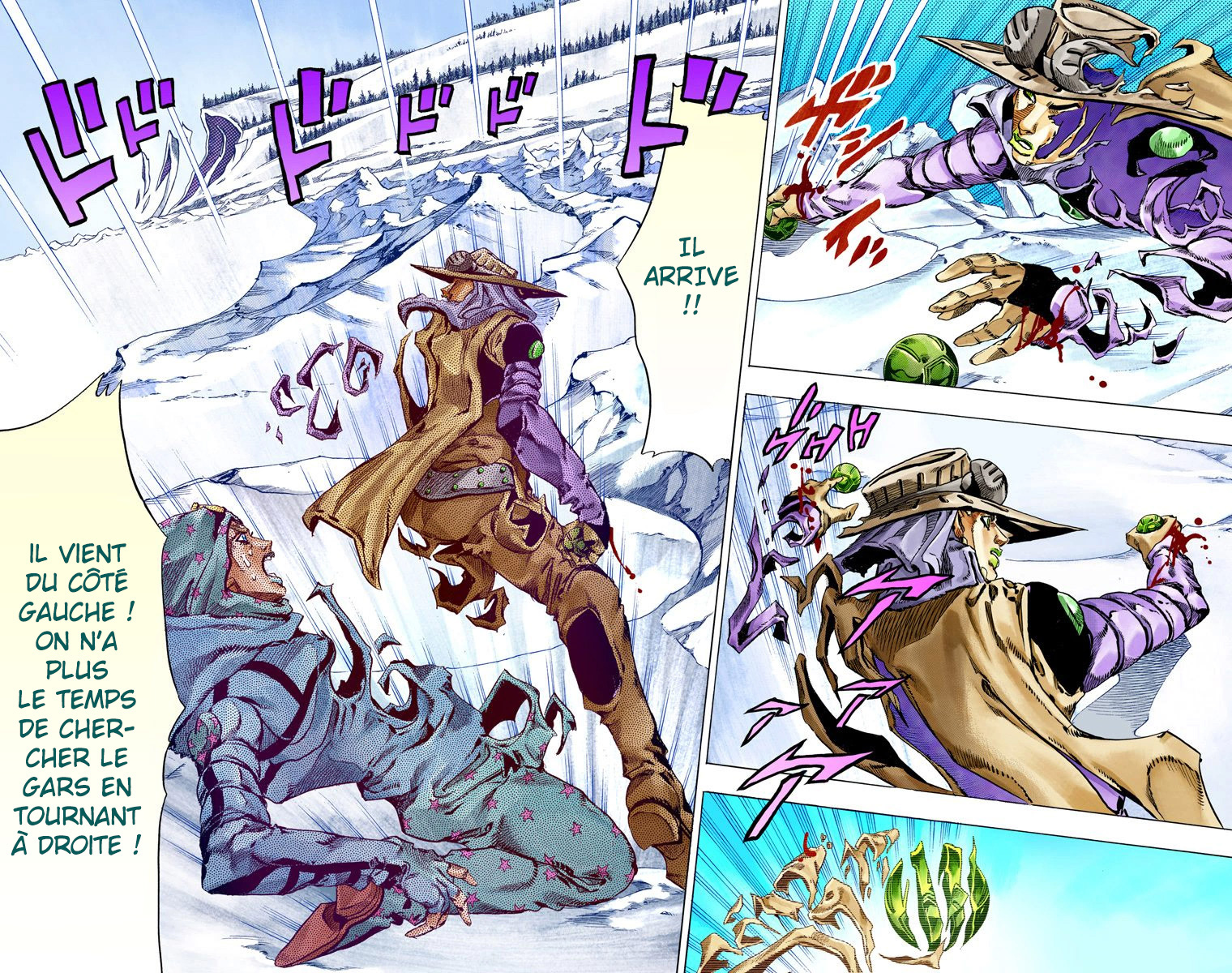 Read JoJo_s Bizarre Adventure Part 7 Steel Ball Run Official Colored FR Manga Online