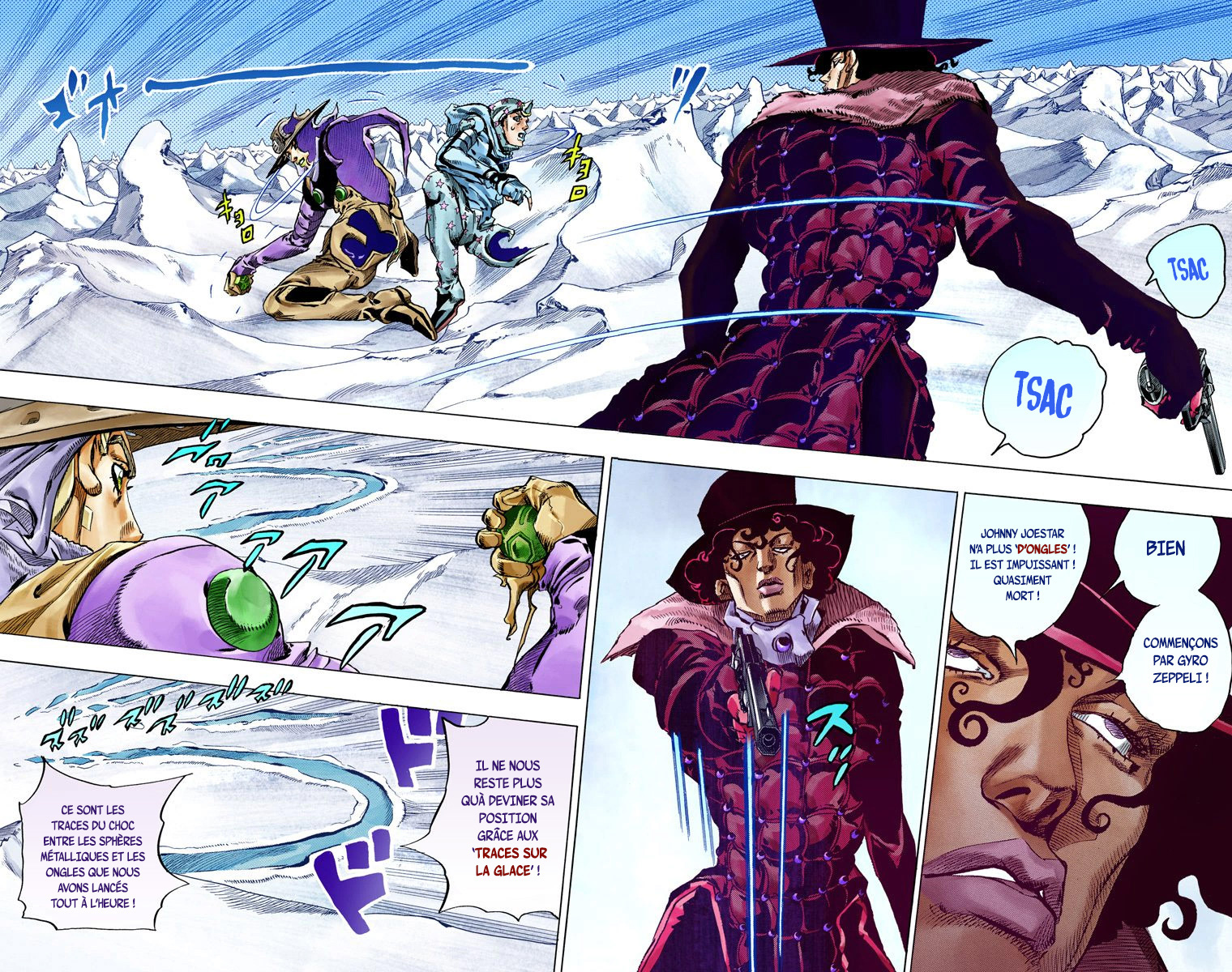 Read JoJo_s Bizarre Adventure Part 7 Steel Ball Run Official Colored FR Manga Online