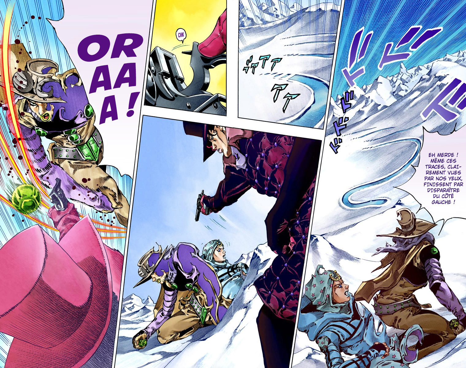 Read JoJo_s Bizarre Adventure Part 7 Steel Ball Run Official Colored FR Manga Online