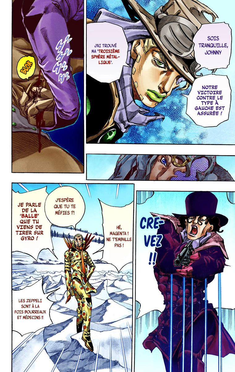 Read JoJo_s Bizarre Adventure Part 7 Steel Ball Run Official Colored FR Manga Online