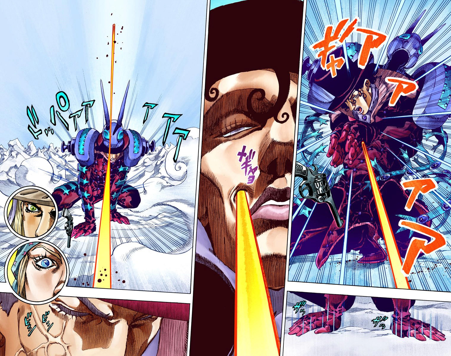 Read JoJo_s Bizarre Adventure Part 7 Steel Ball Run Official Colored FR Manga Online