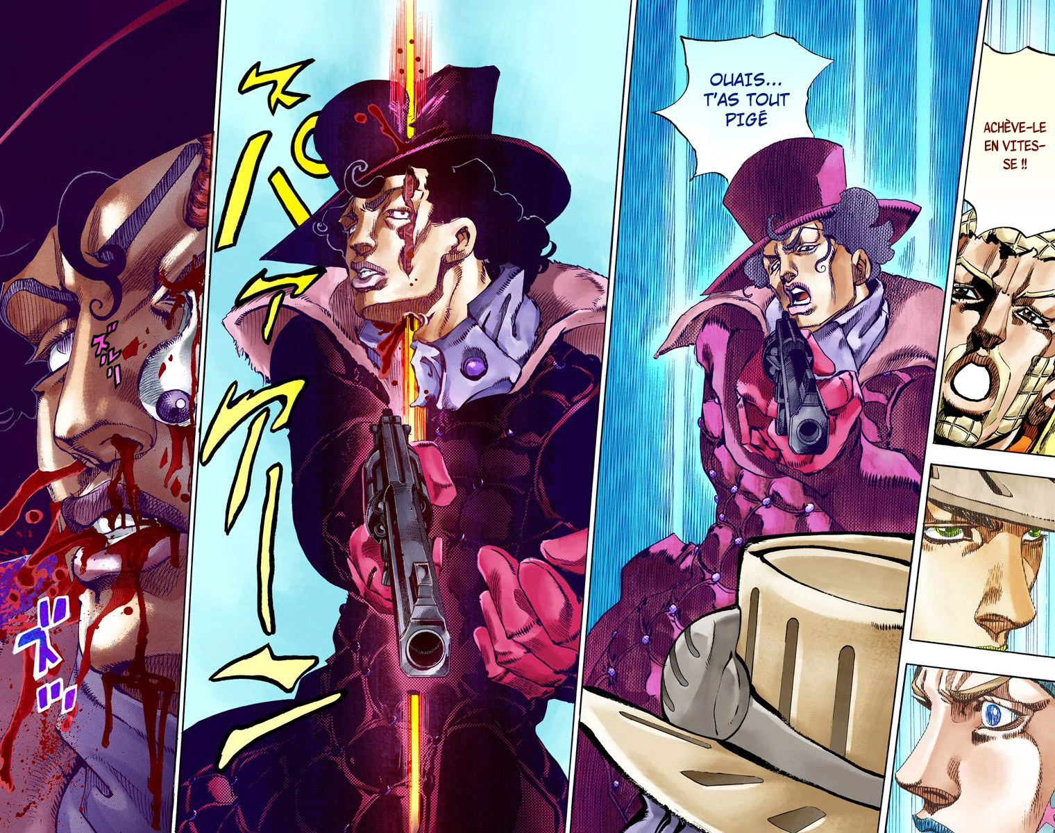 Read JoJo_s Bizarre Adventure Part 7 Steel Ball Run Official Colored FR Manga Online