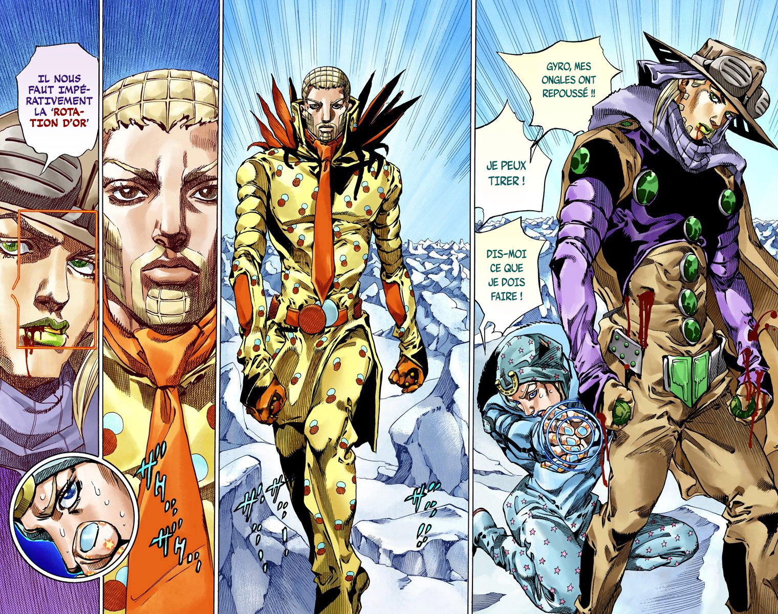 Read JoJo_s Bizarre Adventure Part 7 Steel Ball Run Official Colored FR Manga Online