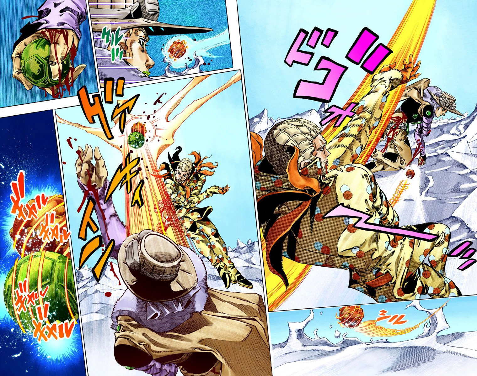 Read JoJo_s Bizarre Adventure Part 7 Steel Ball Run Official Colored FR Manga Online