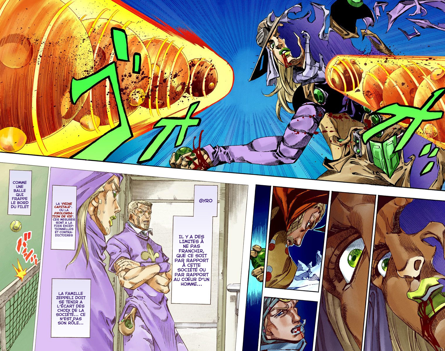 Read JoJo_s Bizarre Adventure Part 7 Steel Ball Run Official Colored FR Manga Online