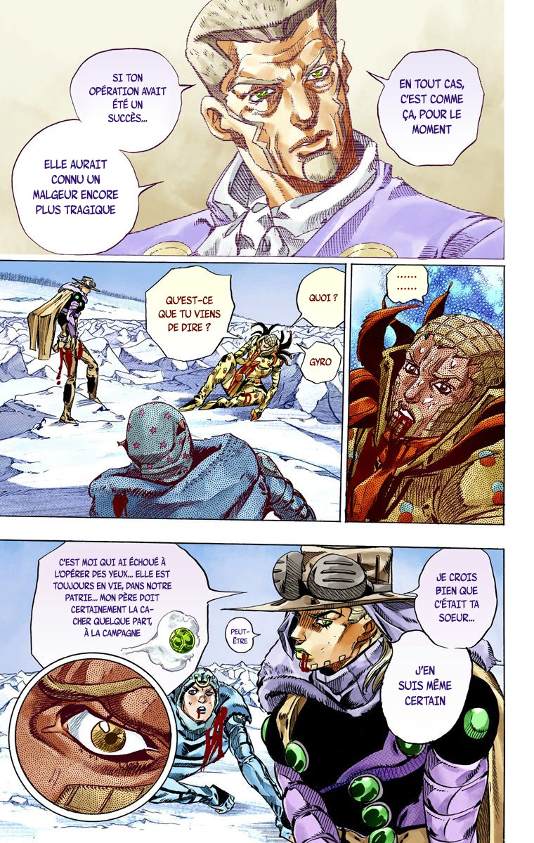 Read JoJo_s Bizarre Adventure Part 7 Steel Ball Run Official Colored FR Manga Online