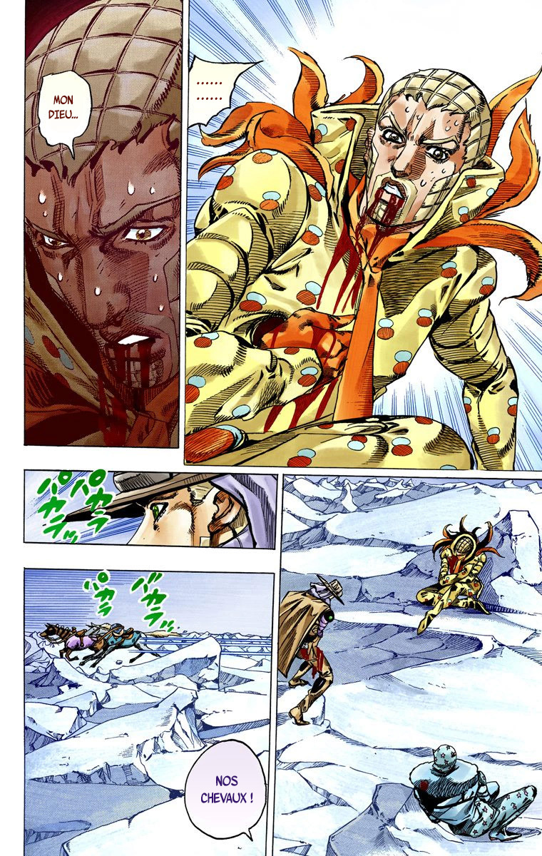 Read JoJo_s Bizarre Adventure Part 7 Steel Ball Run Official Colored FR Manga Online