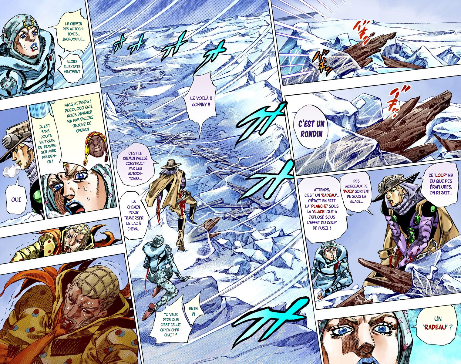 Read JoJo_s Bizarre Adventure Part 7 Steel Ball Run Official Colored FR Manga Online