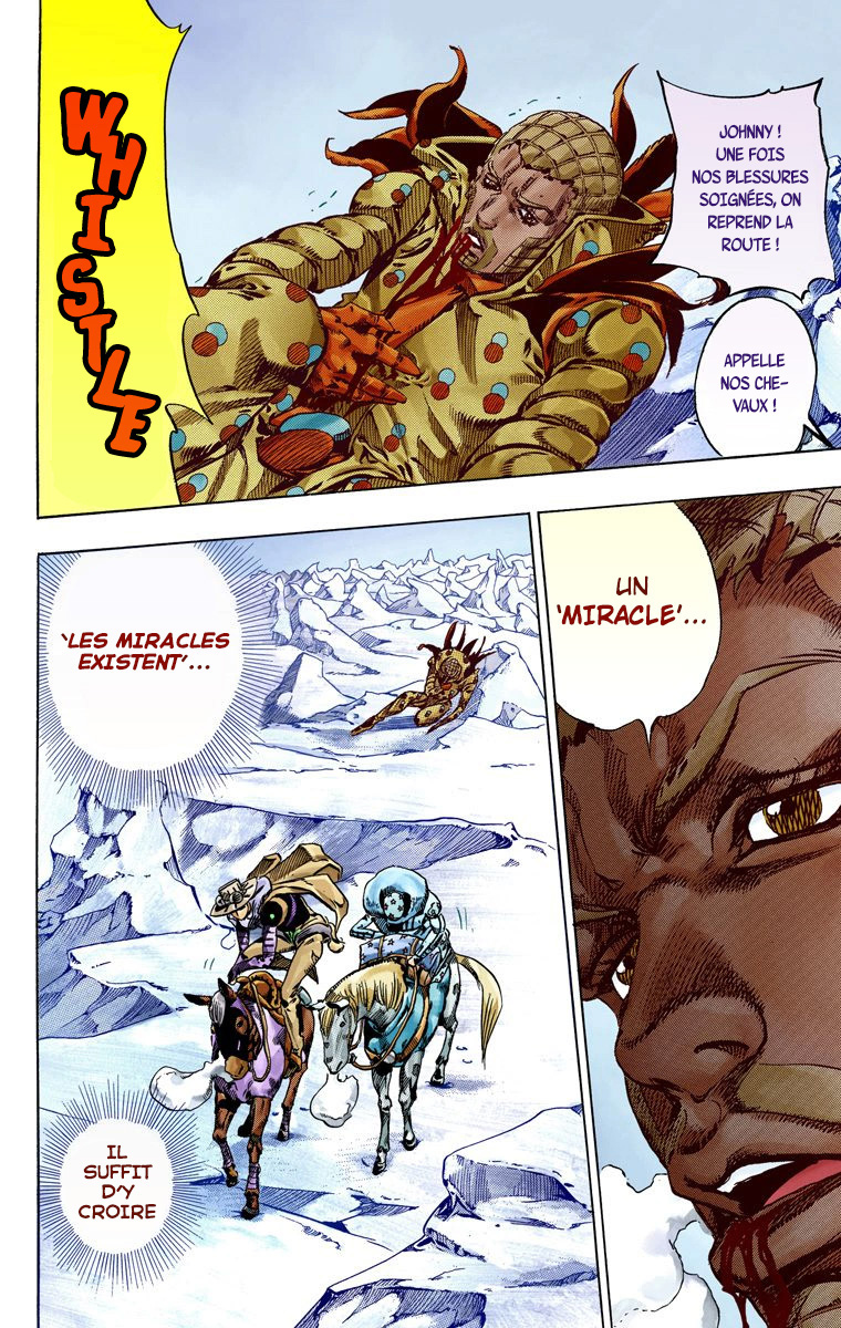 Read JoJo_s Bizarre Adventure Part 7 Steel Ball Run Official Colored FR Manga Online