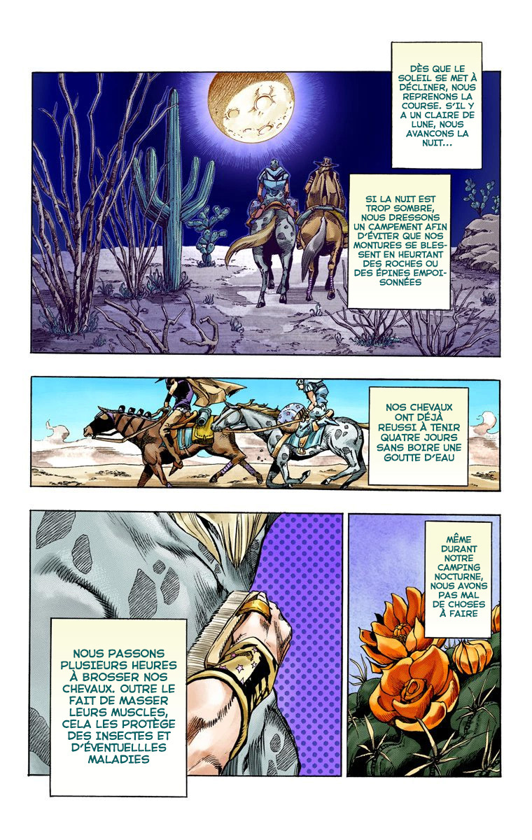 Read JoJo_s Bizarre Adventure Part 7 Steel Ball Run Official Colored FR Manga Online