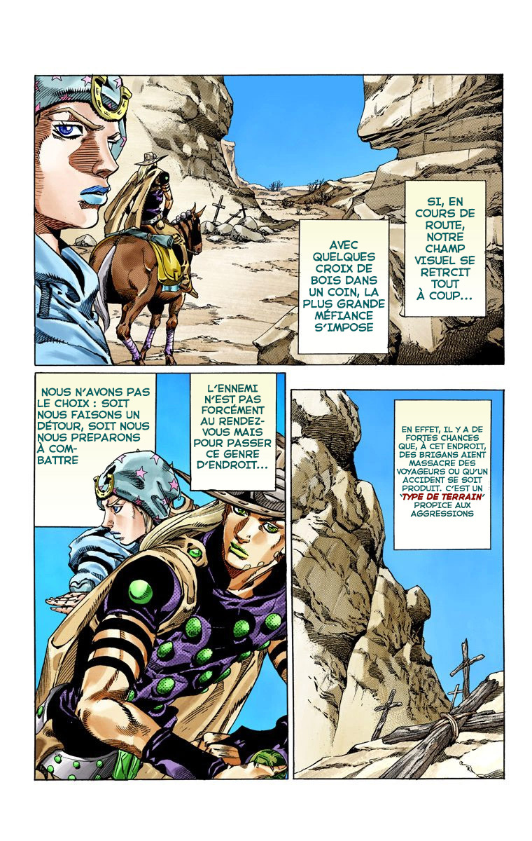 Read JoJo_s Bizarre Adventure Part 7 Steel Ball Run Official Colored FR Manga Online