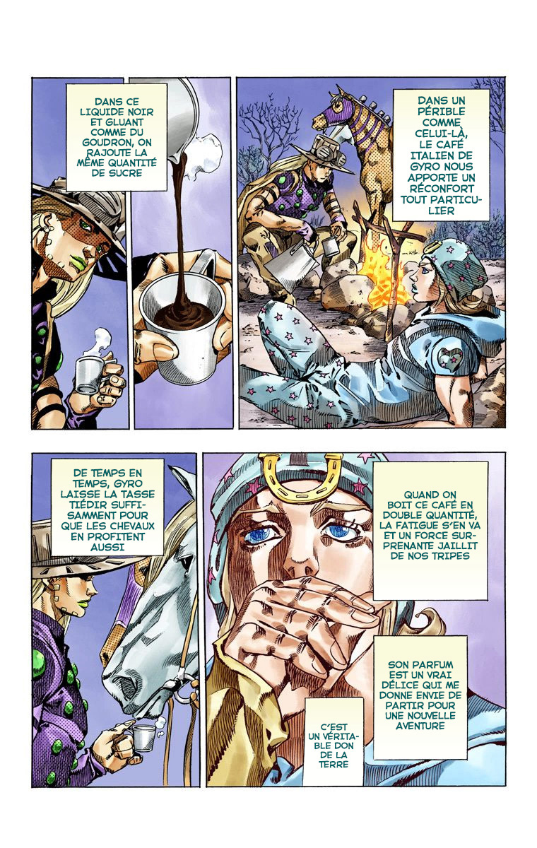 Read JoJo_s Bizarre Adventure Part 7 Steel Ball Run Official Colored FR Manga Online