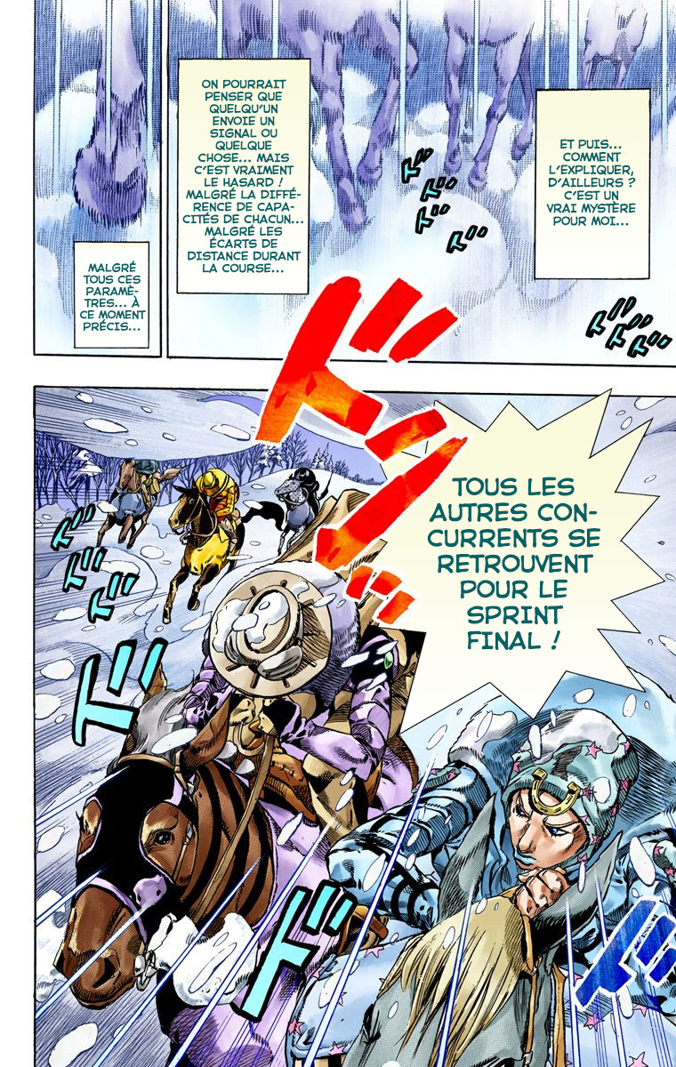 Read JoJo_s Bizarre Adventure Part 7 Steel Ball Run Official Colored FR Manga Online