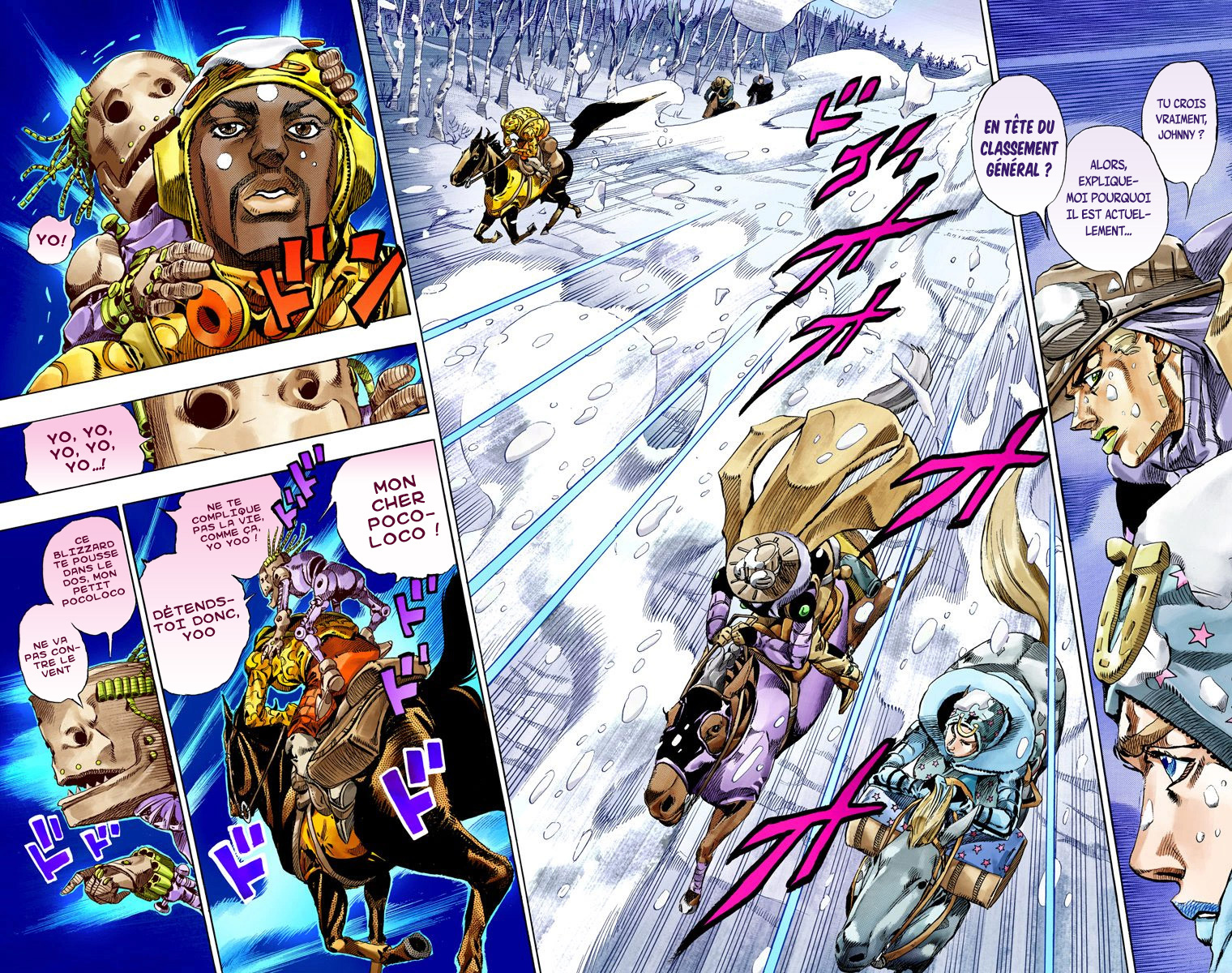 Read JoJo_s Bizarre Adventure Part 7 Steel Ball Run Official Colored FR Manga Online