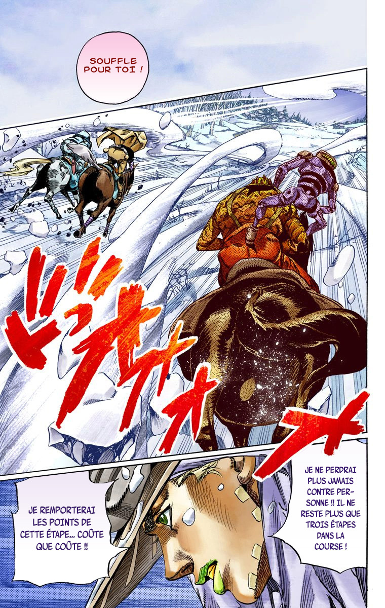 Read JoJo_s Bizarre Adventure Part 7 Steel Ball Run Official Colored FR Manga Online