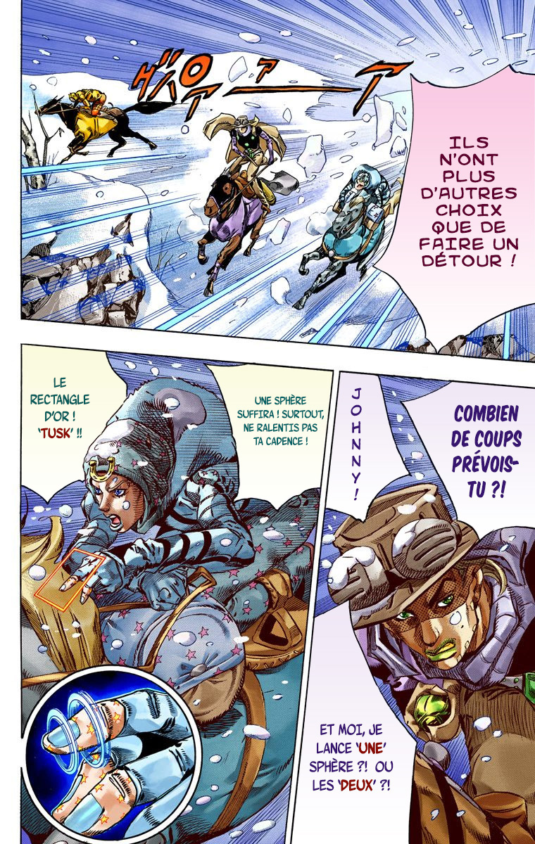 Read JoJo_s Bizarre Adventure Part 7 Steel Ball Run Official Colored FR Manga Online