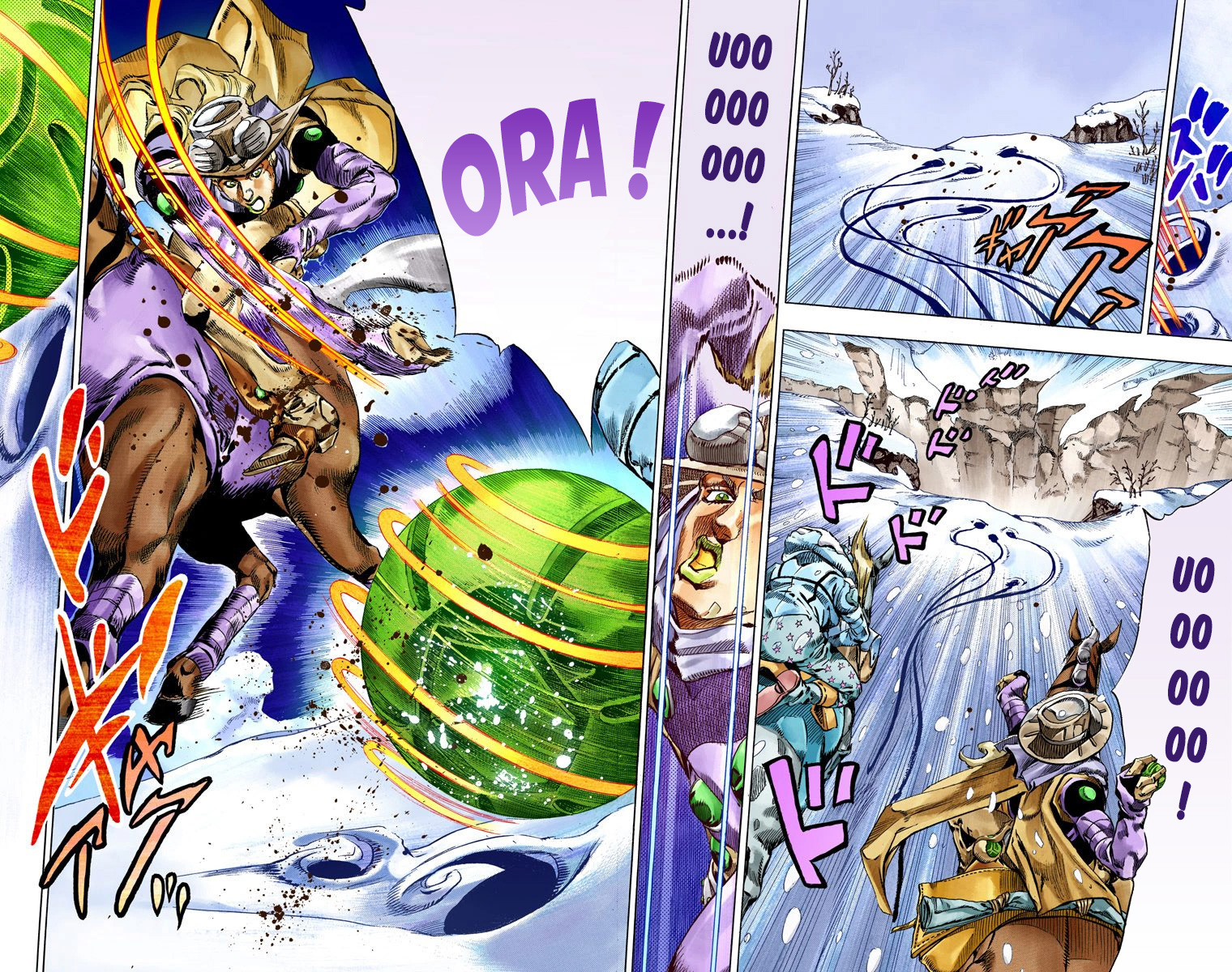 Read JoJo_s Bizarre Adventure Part 7 Steel Ball Run Official Colored FR Manga Online