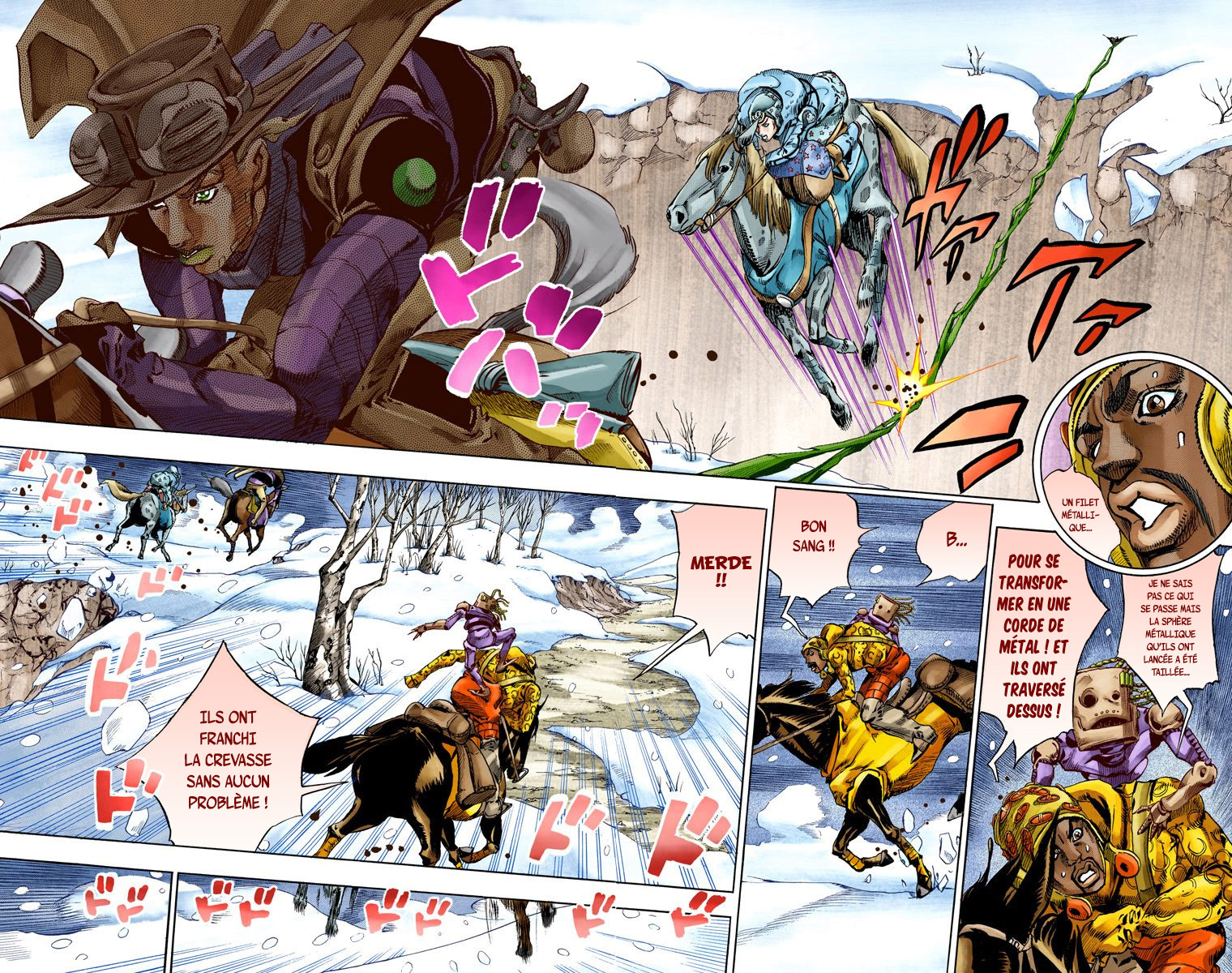 Read JoJo_s Bizarre Adventure Part 7 Steel Ball Run Official Colored FR Manga Online