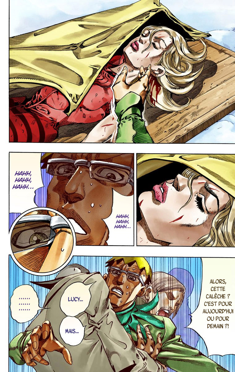 Read JoJo_s Bizarre Adventure Part 7 Steel Ball Run Official Colored FR Manga Online