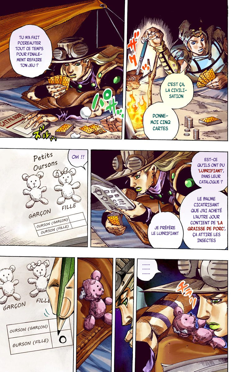 Read JoJo_s Bizarre Adventure Part 7 Steel Ball Run Official Colored FR Manga Online
