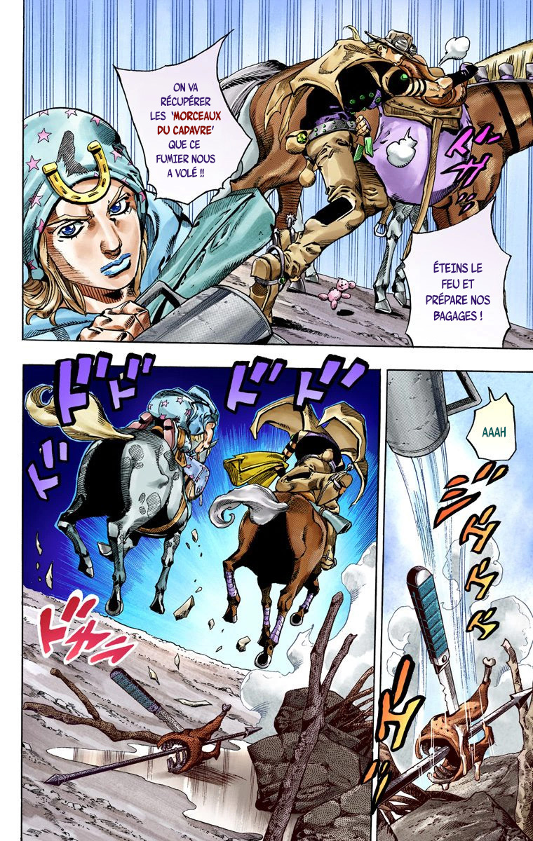 Read JoJo_s Bizarre Adventure Part 7 Steel Ball Run Official Colored FR Manga Online
