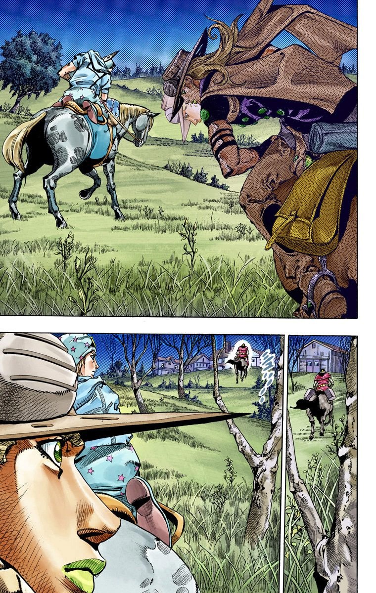 Read JoJo_s Bizarre Adventure Part 7 Steel Ball Run Official Colored FR Manga Online
