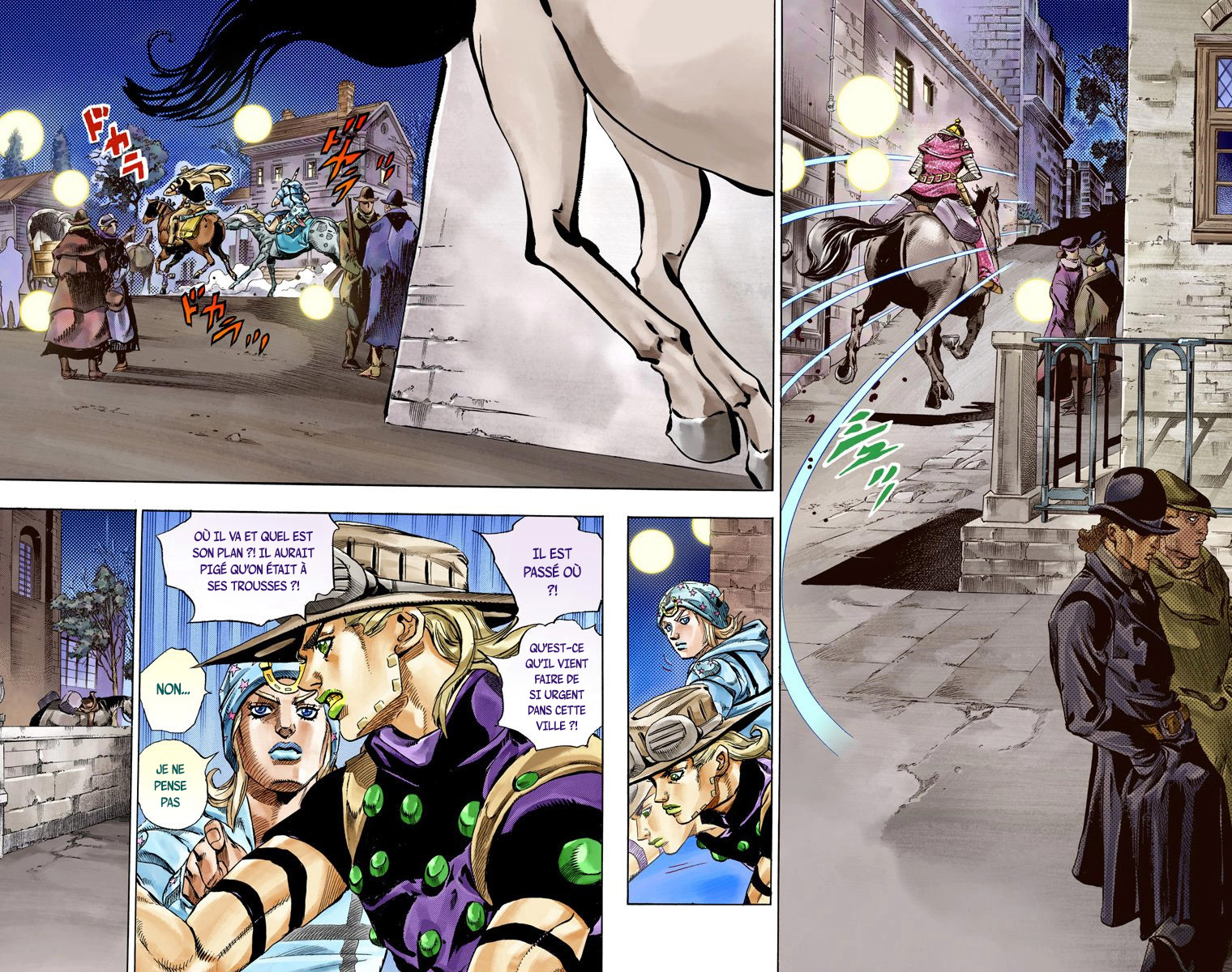 Read JoJo_s Bizarre Adventure Part 7 Steel Ball Run Official Colored FR Manga Online